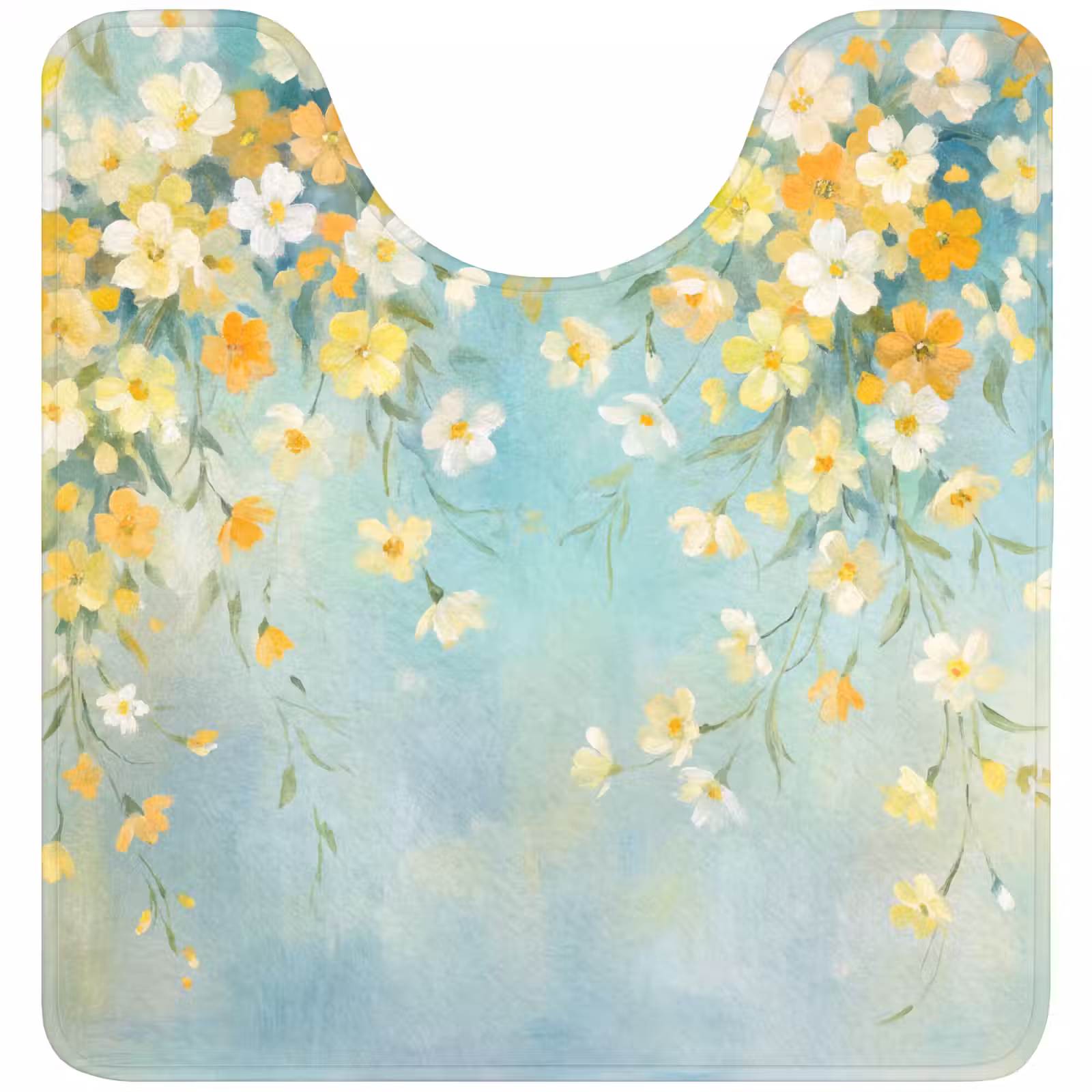 WC Mat - Bloemen - Zacht - Lente — 1