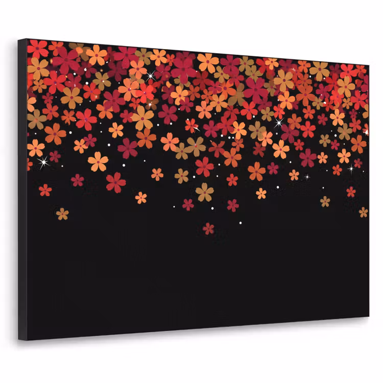 Art frame - Bloemen - Abstract - Oranje — 1