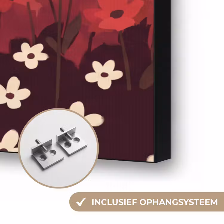 Art frame - Bloemen - Rood - Natuur — 6