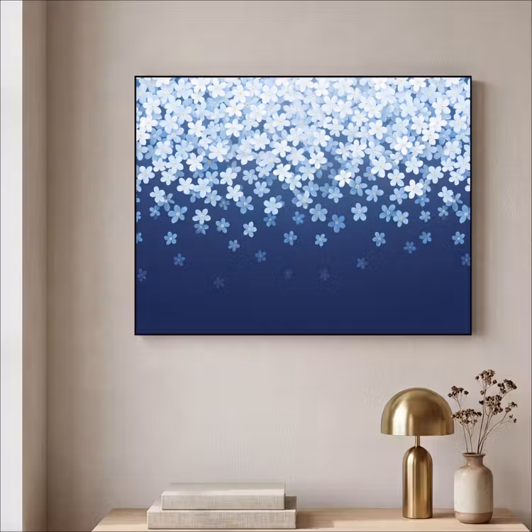 Art frame - Bloemen - Vallend - Decoratief — 5