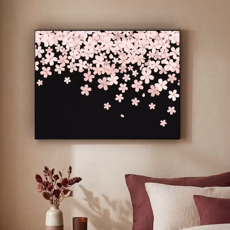 Art frame - Roze bloemen - Natuur — 3