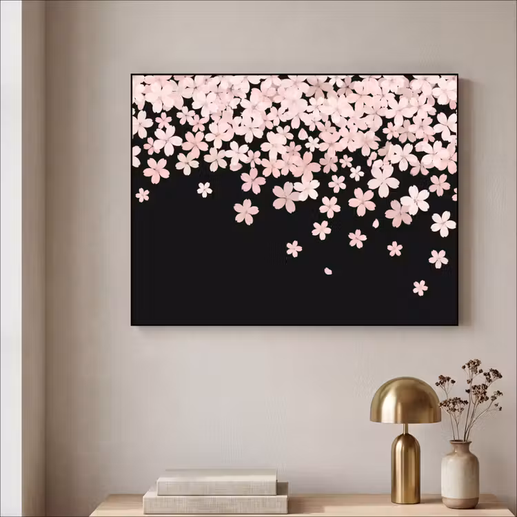 Art frame - Roze bloemen - Natuur — 5