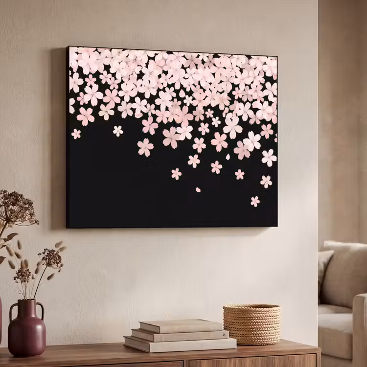 Art frame - Roze bloemen - Natuur — 7