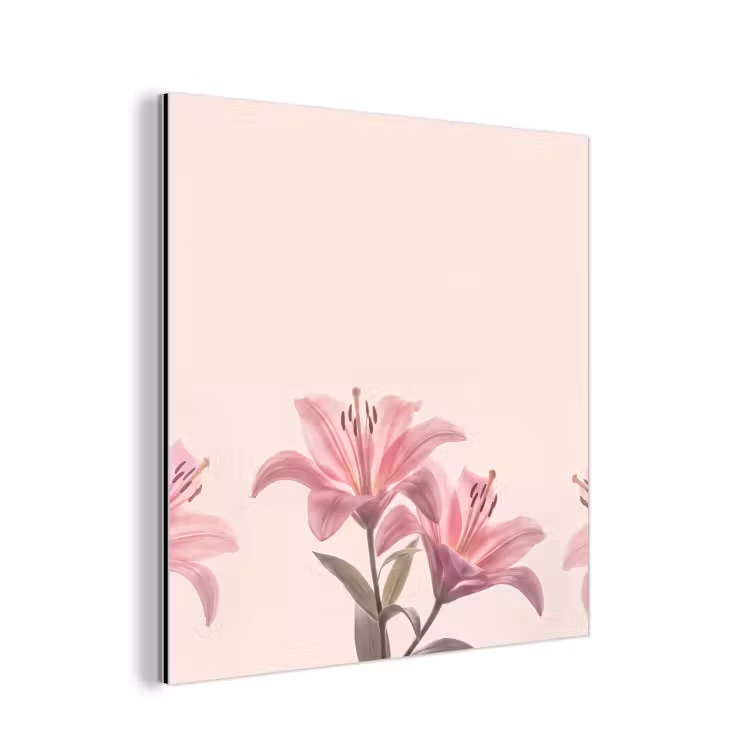 Aluminium schilderij - Bloemen - Delicaat - Flora — 1