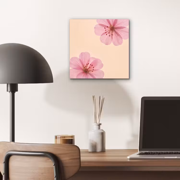 Aluminium schilderij - Bloemen - Flora - Pastel — 6