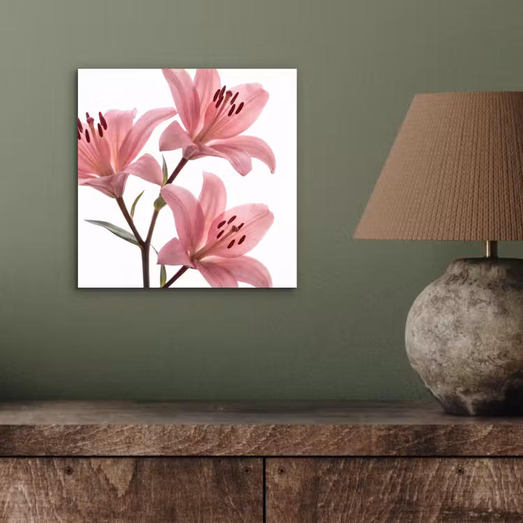 Aluminium schilderij - Bloemen - Zacht - Modern — 3