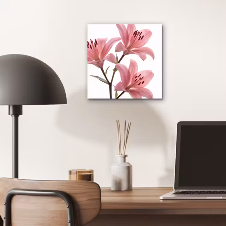 Aluminium schilderij - Bloemen - Zacht - Modern — 6