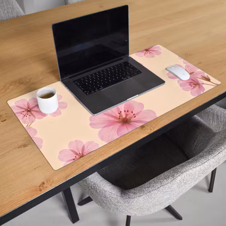 Bureau onderlegger - Bloemen - Flora - Pastel — 3