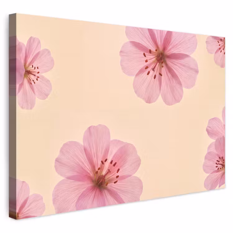 Buiten canvas - Bloemen - Flora - Pastel — 1