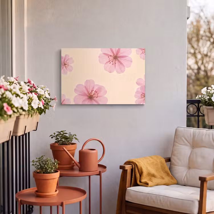 Buiten canvas - Bloemen - Flora - Pastel — 3
