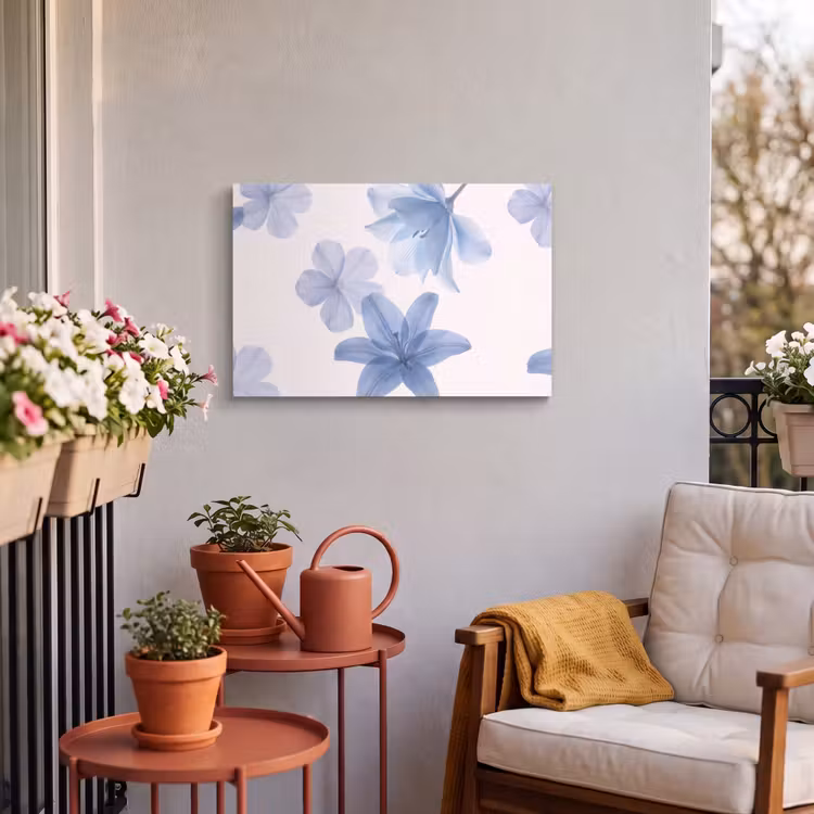 Buiten canvas - Bloemen - Transparant - Modern — 3
