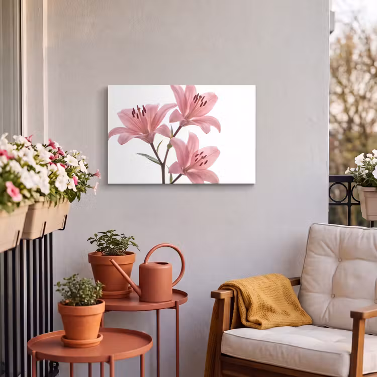 Buiten canvas - Bloemen - Zacht - Modern — 3