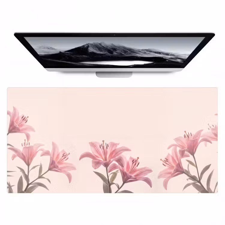 Bureau onderlegger - Bloemen - Delicaat - Flora — 1
