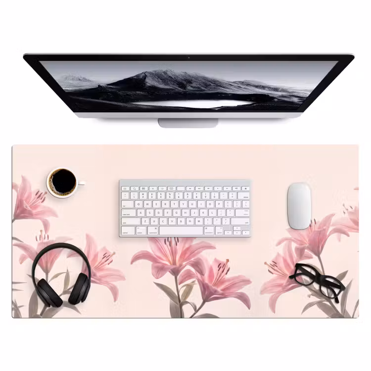 Bureau onderlegger - Bloemen - Delicaat - Flora — 4