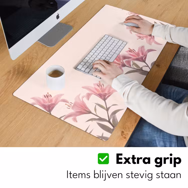 Bureau onderlegger - Bloemen - Delicaat - Flora — 6