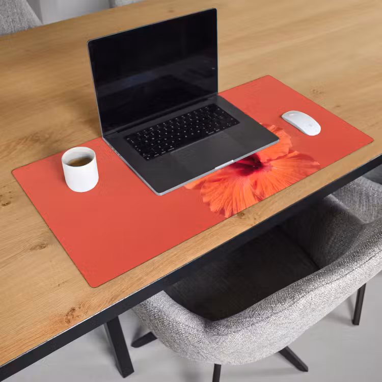 Bureau onderlegger - Bloemen - Oranje - Natuur — 3