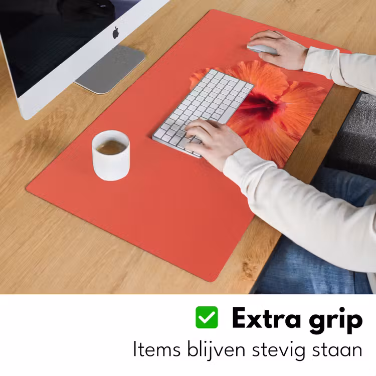 Bureau onderlegger - Bloemen - Oranje - Natuur — 6