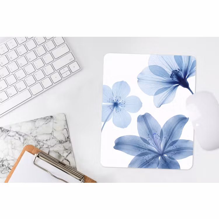 Muismat - Blauwe bloemen - Natuur — 4