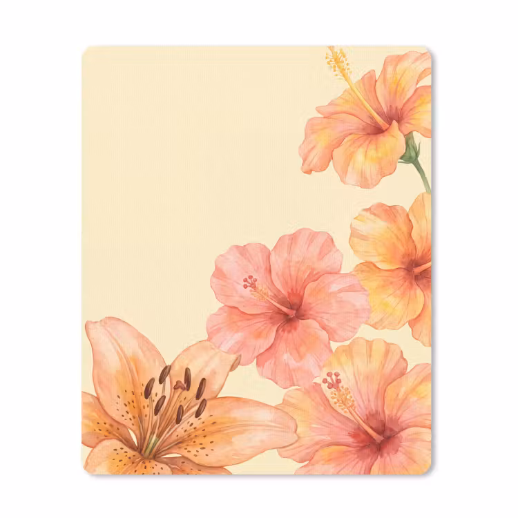 Muismat - Bloemen - Aquarel - Natuur — 1