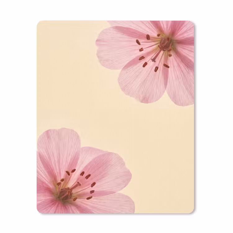 Muismat - Bloemen - Flora - Pastel — 1