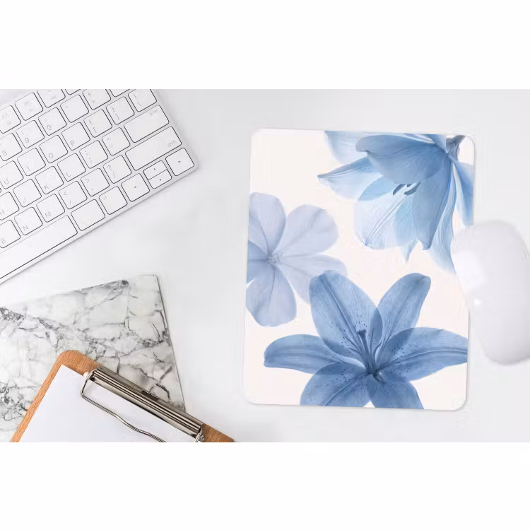 Muismat - Bloemen - Transparant - Modern — 4