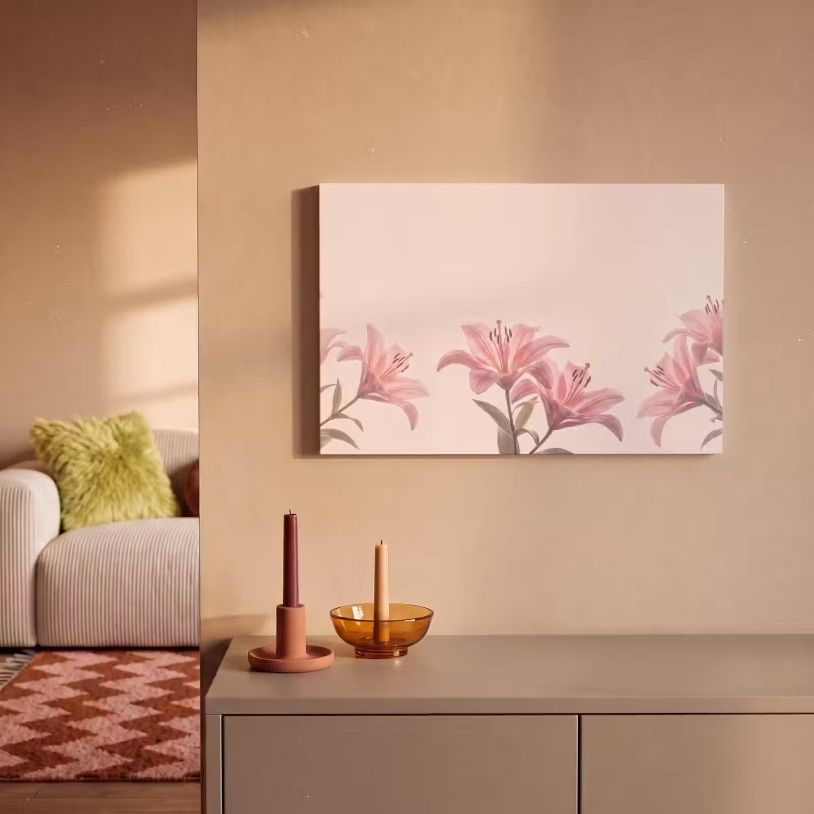 Canvas schilderij - Bloemen - Delicaat - Flora — 1