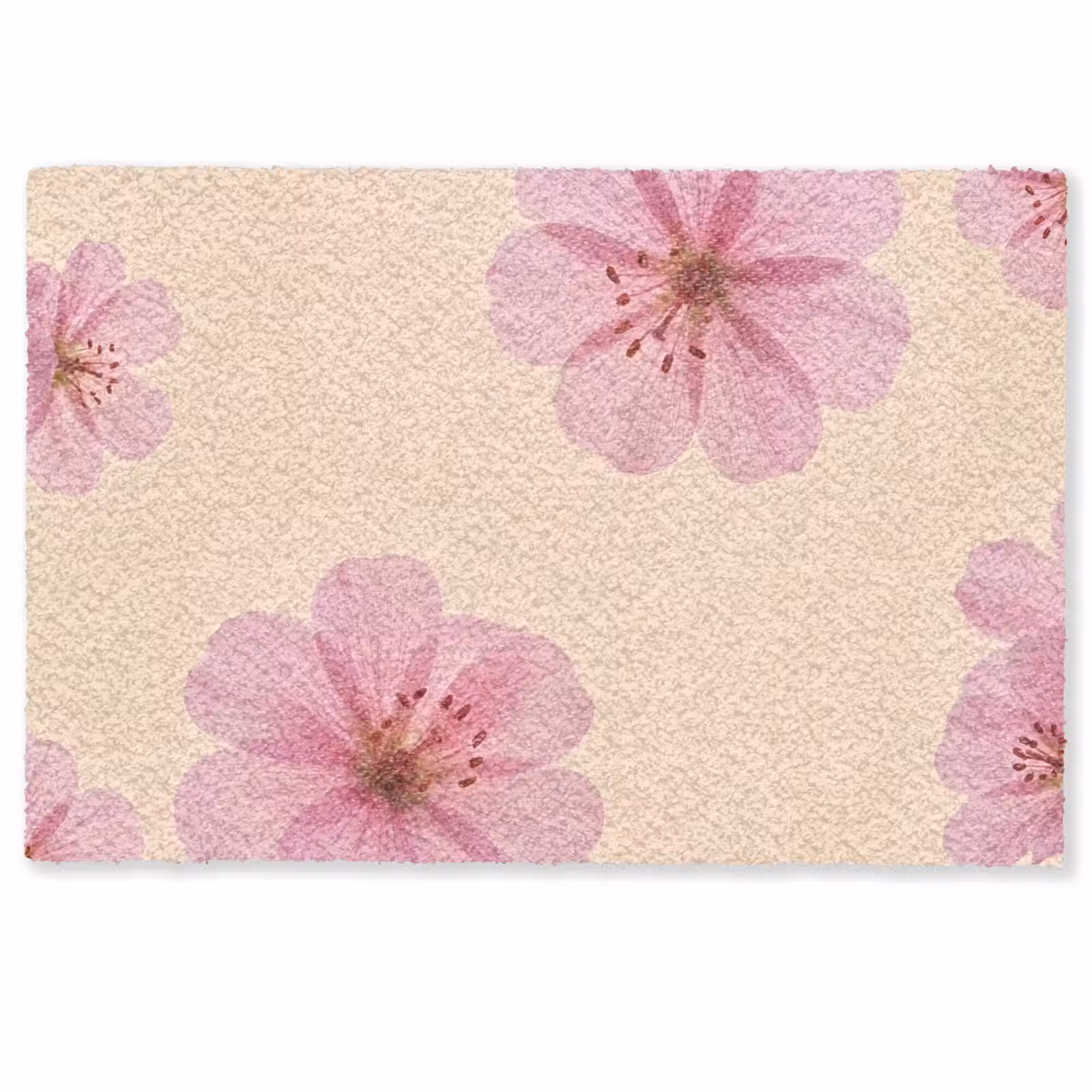 Deurmat - Bloemen - Flora - Pastel — 1