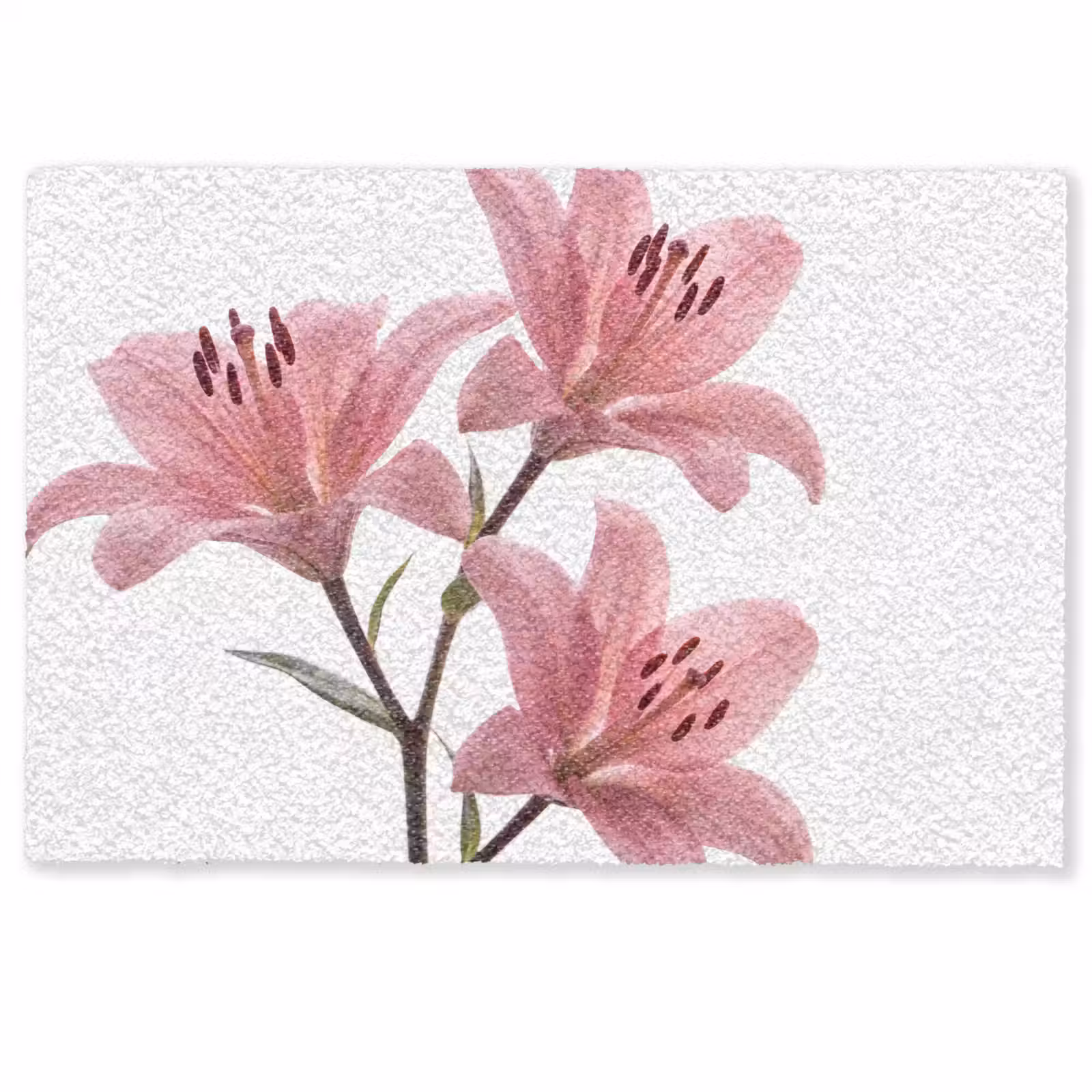 Deurmat - Bloemen - Zacht - Modern — 1