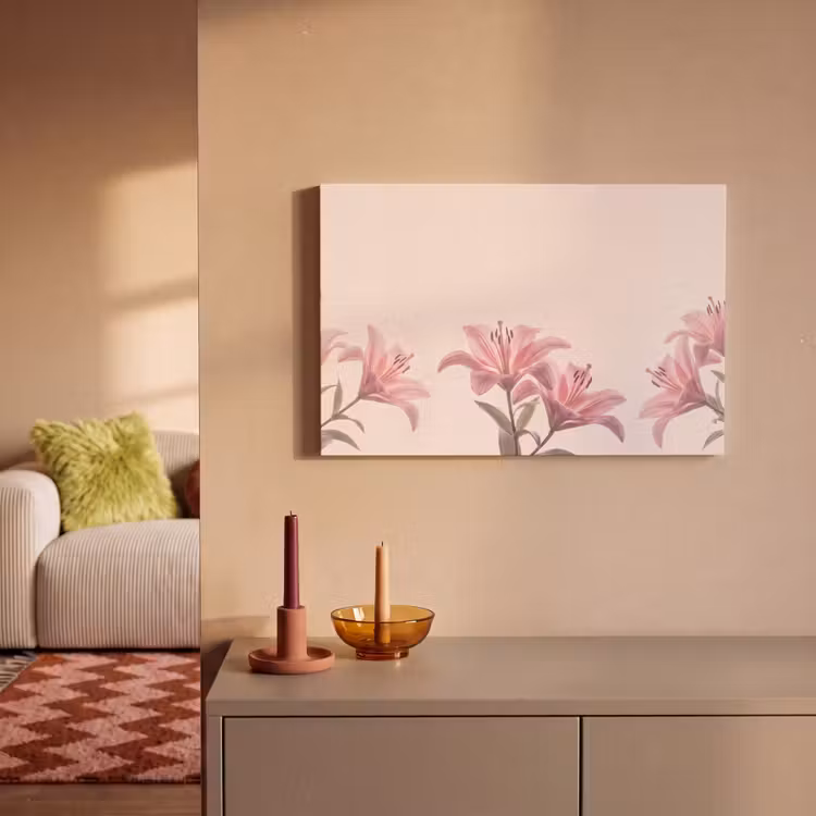 Canvas schilderij - Bloemen - Delicaat - Flora — 1