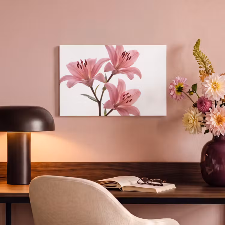 Canvas schilderij - Bloemen - Zacht - Modern — 3