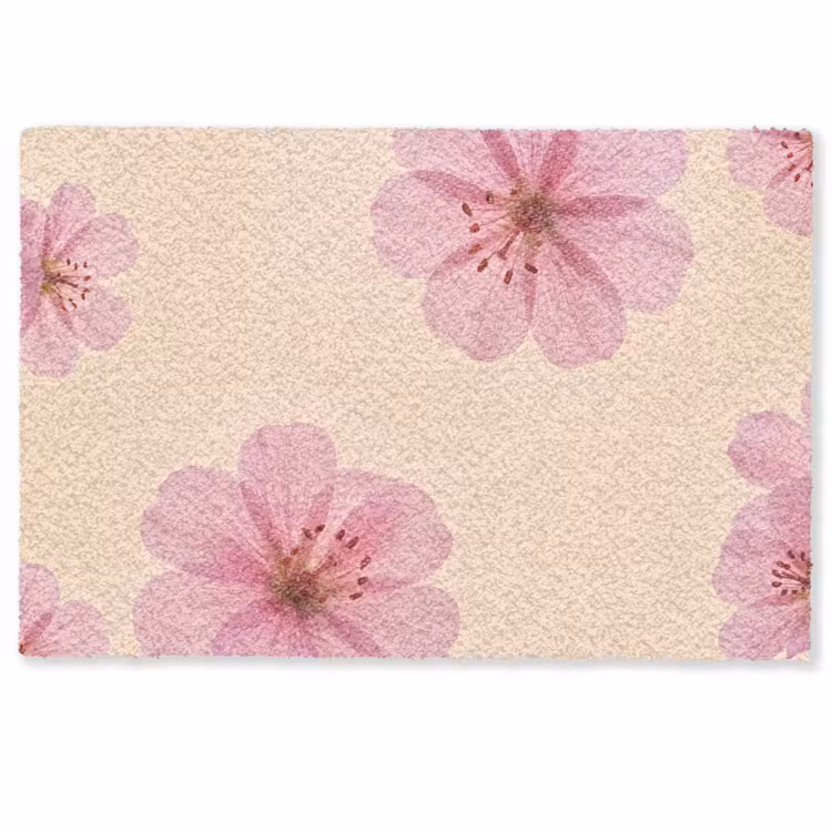Deurmat - Bloemen - Flora - Pastel — 1