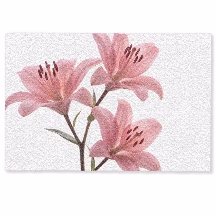 Deurmat - Bloemen - Zacht - Modern — 1