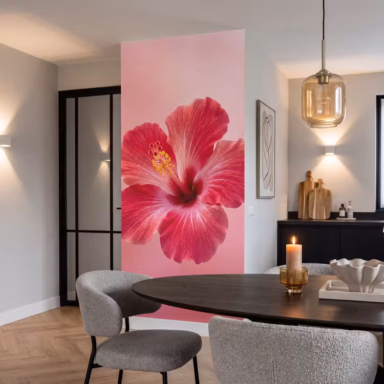 Behang - Rode bloem - Natuur — 5