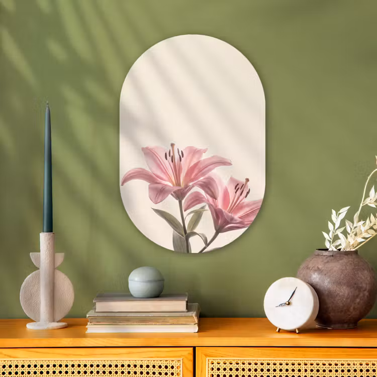 Muurovaal - Bloemen - Delicaat - Flora — 2