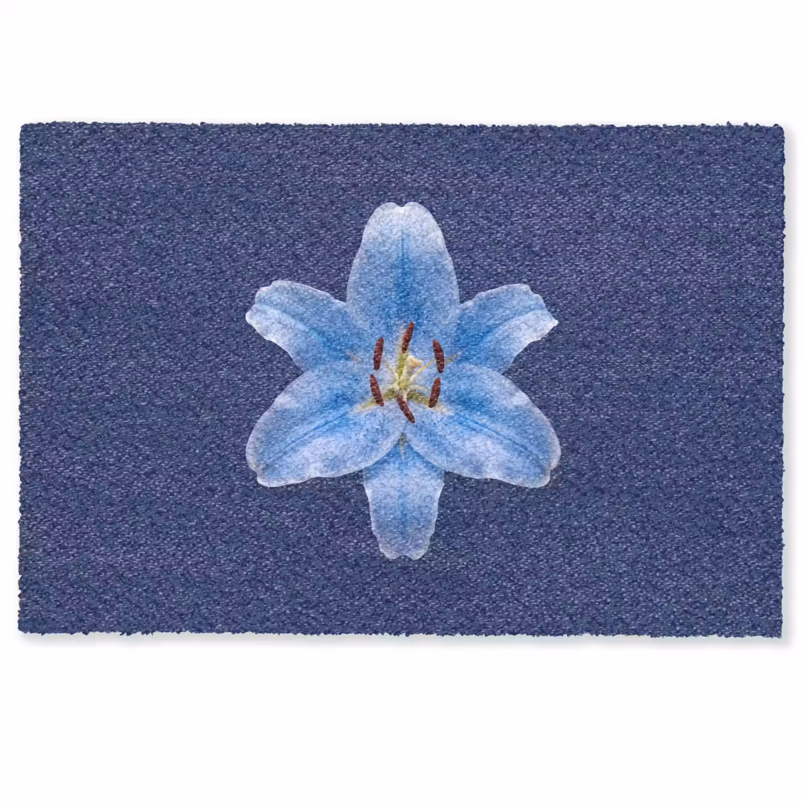 Deurmat - Blauwe lelie - Bloemen — 1