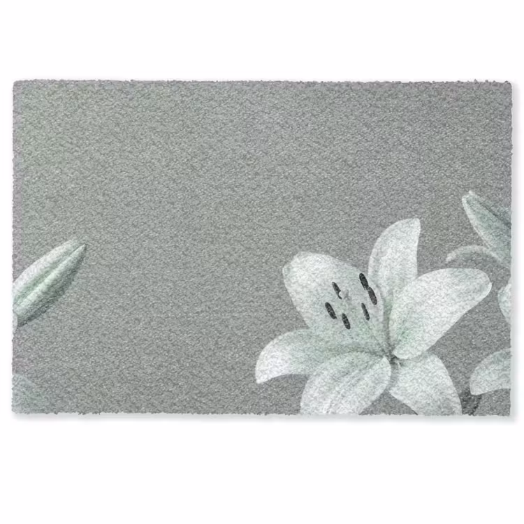 Deurmat - Bloemen - Natuur - Groen — 1
