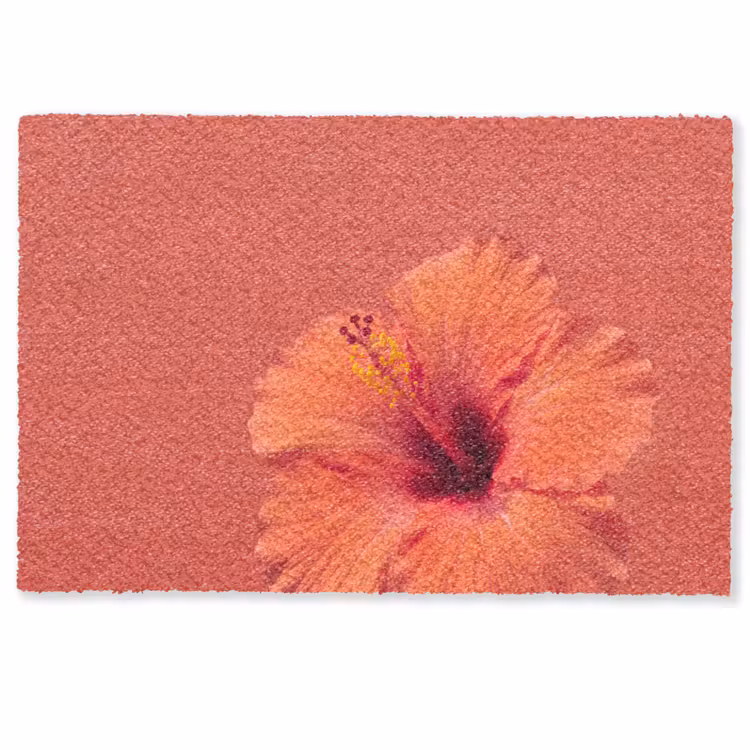 Deurmat - Bloemen - Oranje - Natuur — 1
