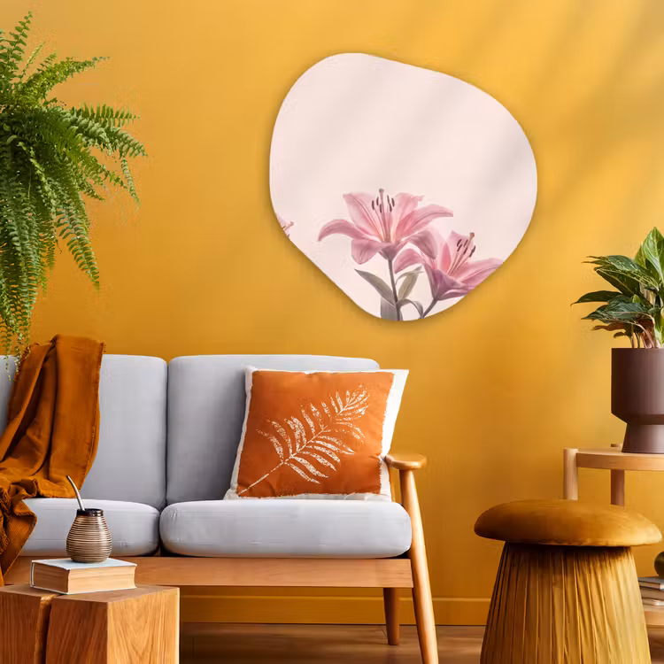 Organisch schilderij glas - Bloemen - Delicaat - Flora — 3