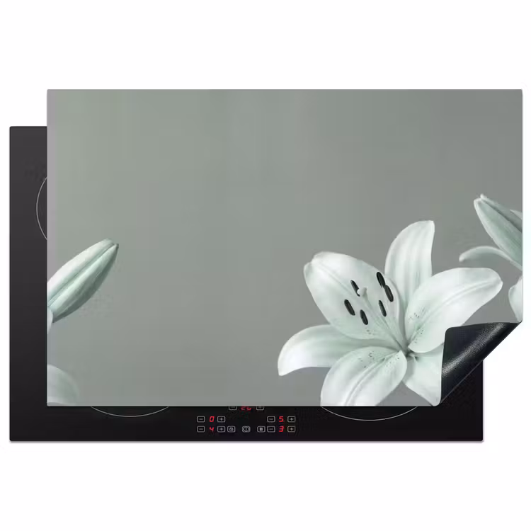 Inductiebeschermer - Bloemen - Natuur - Groen — 1