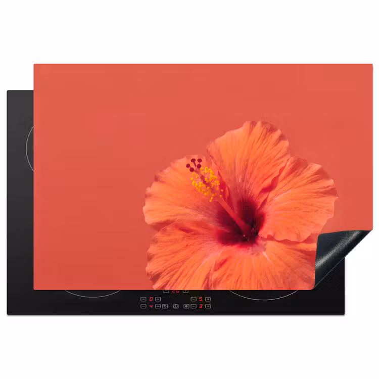 Inductiebeschermer - Bloemen - Oranje - Natuur β 1
