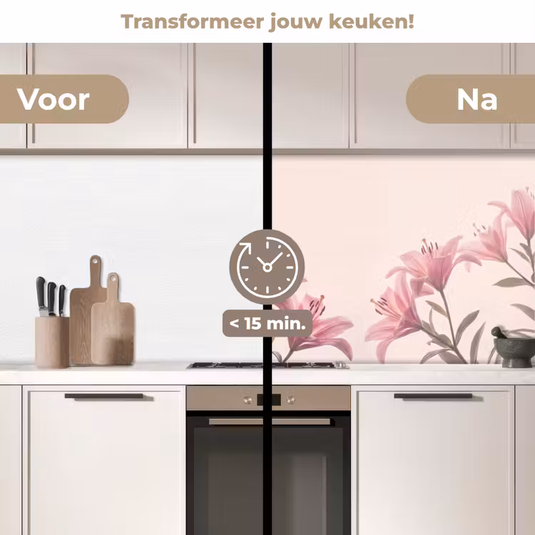Keuken achterwand - Bloemen - Delicaat - Flora — 3