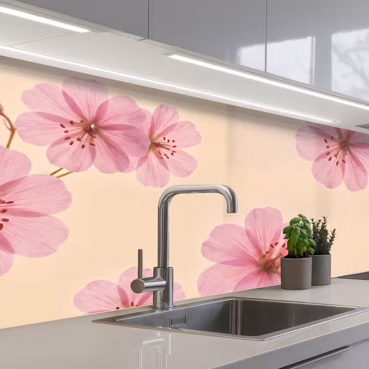 Keuken achterwand - Bloemen - Flora - Pastel — 2