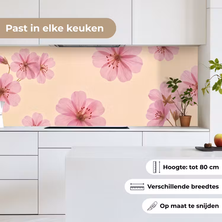 Keuken achterwand - Bloemen - Flora - Pastel — 7