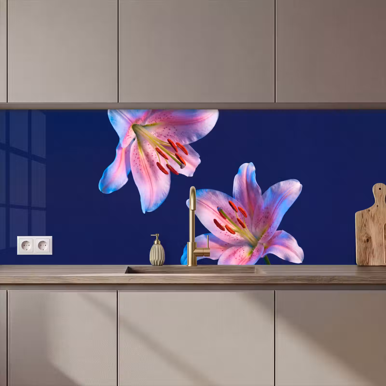 Keuken achterwand - Bloemen - Kleurrijk - Botanisch — 1