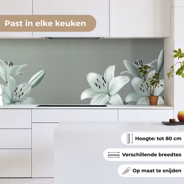 Keuken achterwand - Bloemen - Natuur - Groen — 7
