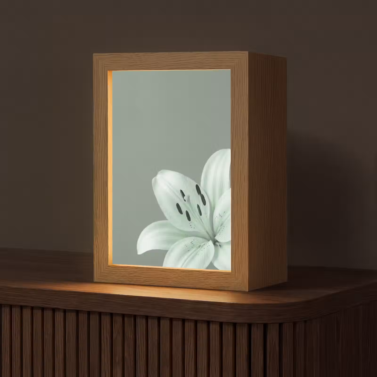 Gepersonaliseerd Lightbox - Bloemen - Natuur - Groen — 1