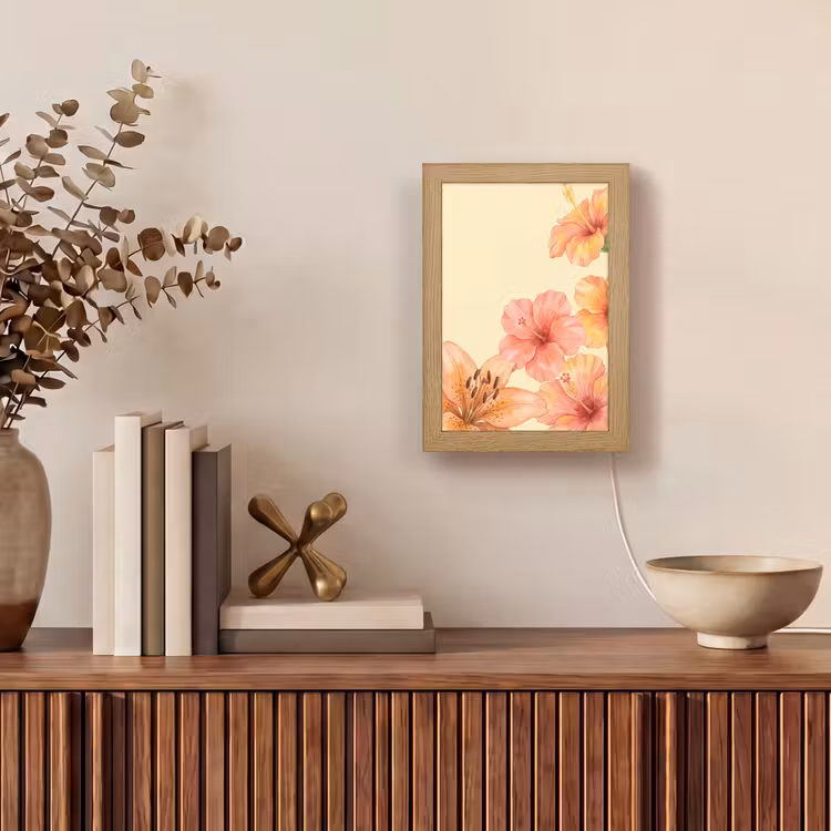 Gepersonaliseerd Lightbox - Bloemen - Aquarel - Natuur — 4