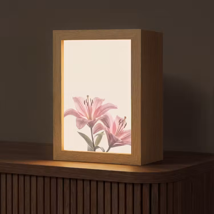 Gepersonaliseerd Lightbox - Bloemen - Delicaat - Flora — 1