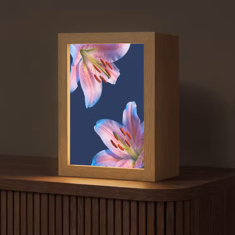 Gepersonaliseerd Lightbox - Bloemen - Kleurrijk - Botanisch — 1