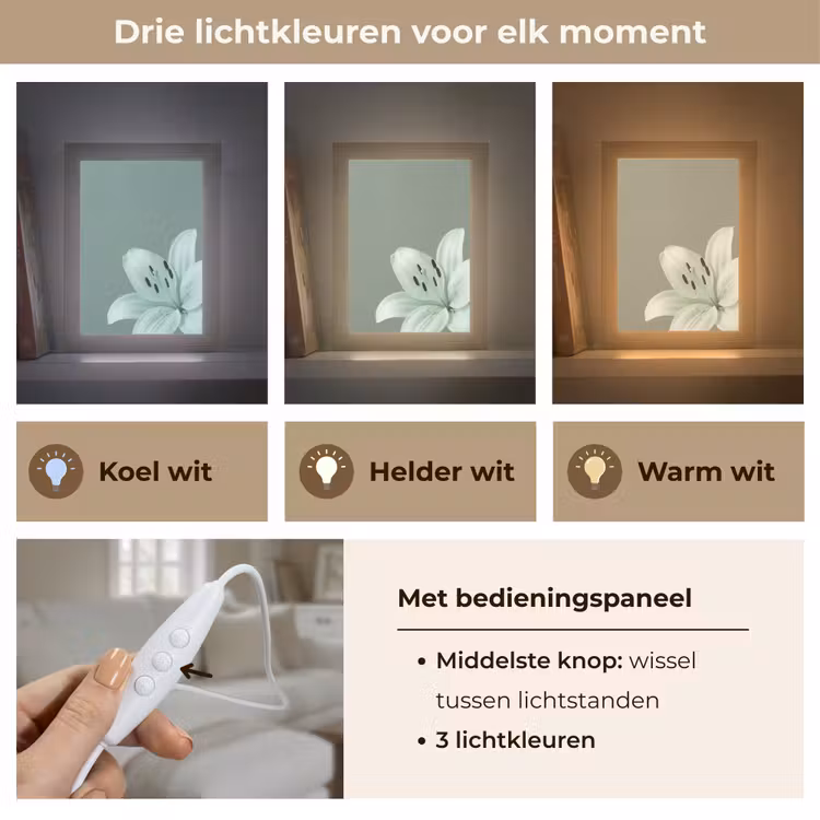 Gepersonaliseerd Lightbox - Bloemen - Natuur - Groen — 6